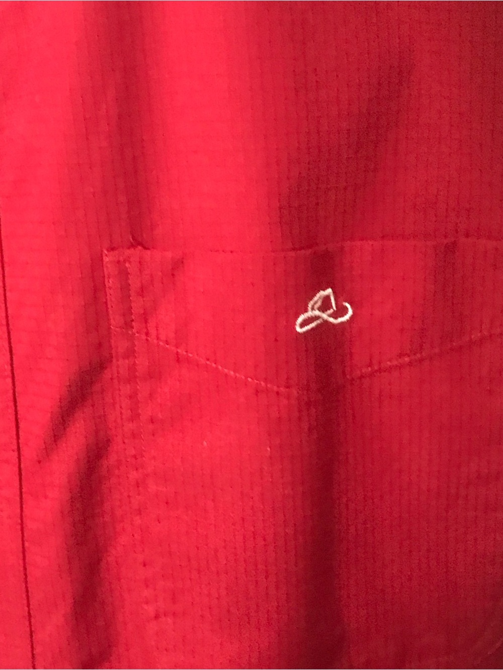 Resistol Men’s Casual Button-Down Shirt in Red - Picture 4 of 6